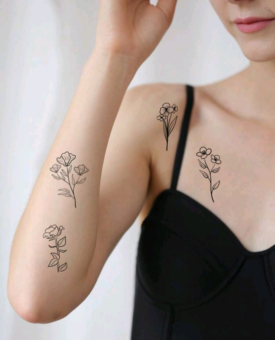 Flower Temporary Tattoo (Random)