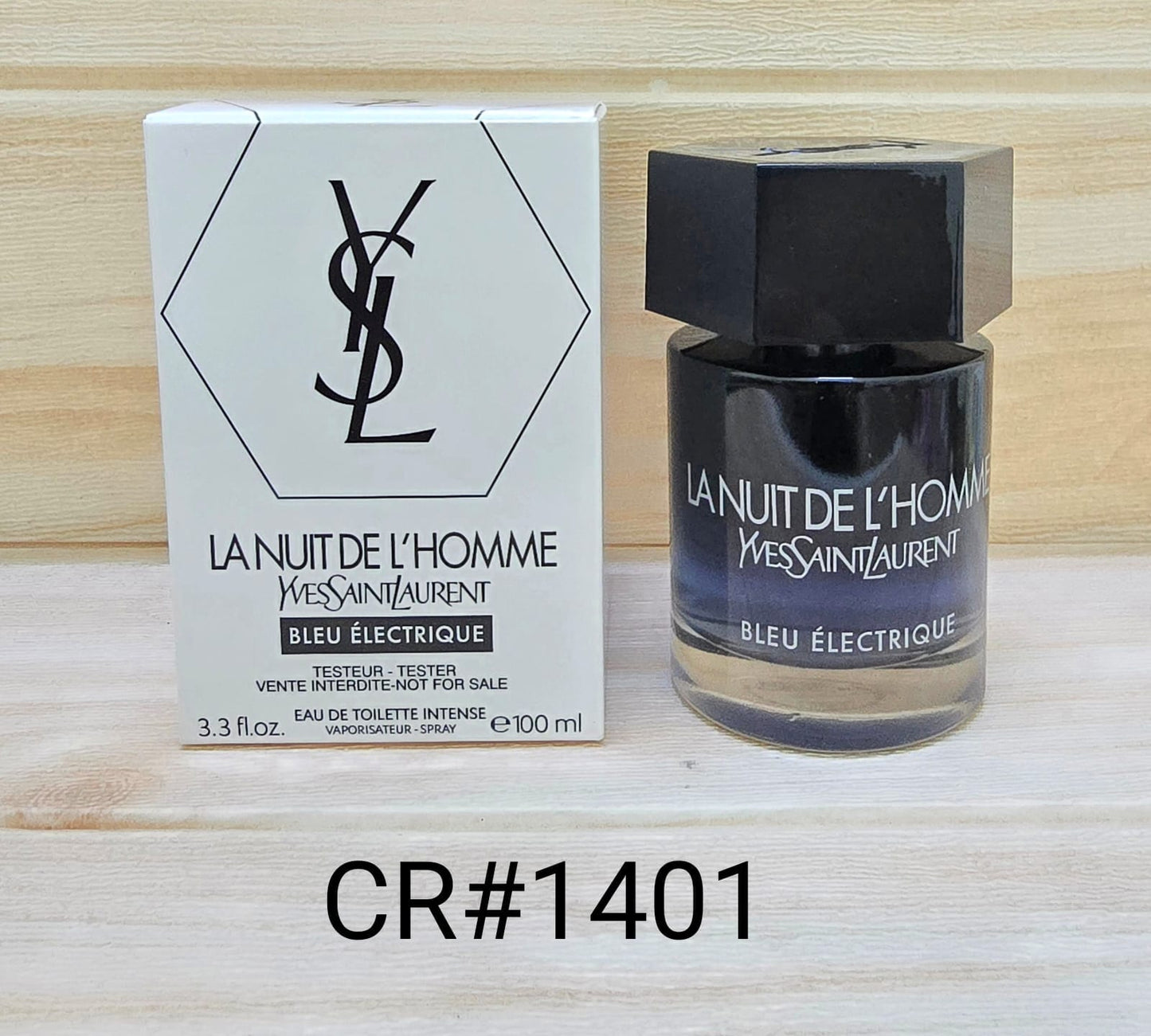 Ysl La Nuit De L'homme Bleu Électrique 100ml (Tester, Eau de Toilette Intense)
