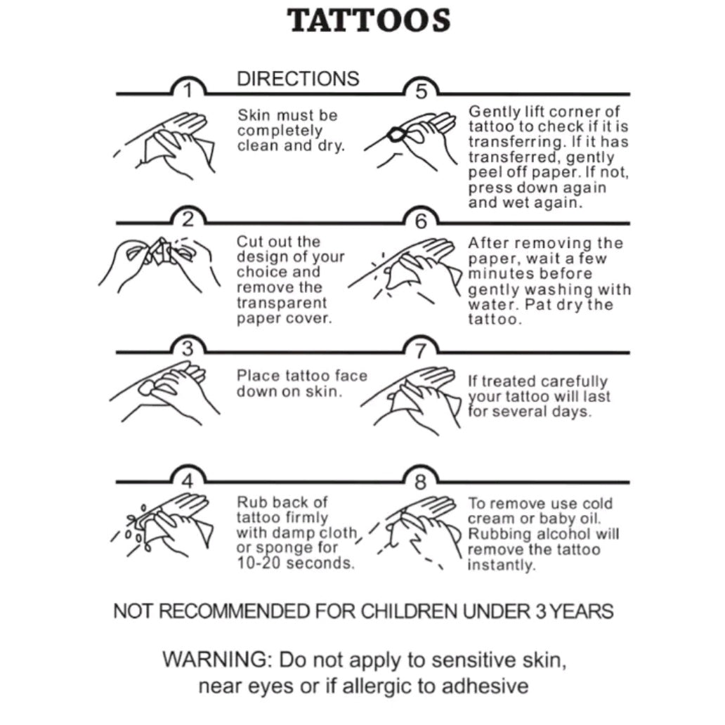 Animal Temporary Tattoo (Random)