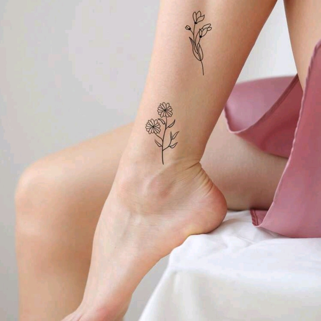 Flower Temporary Tattoo (Random)