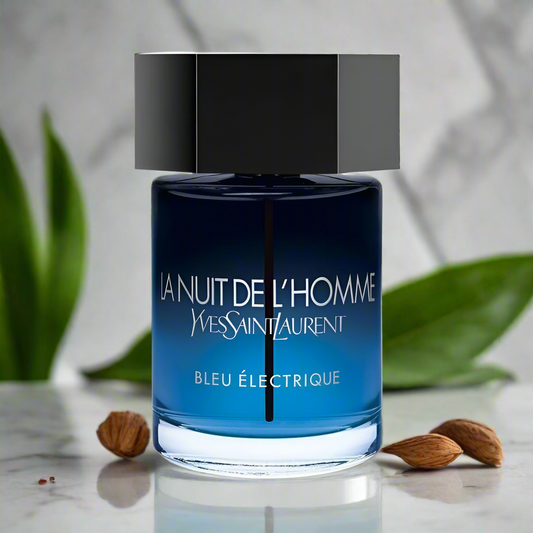 Ysl La Nuit De L'homme Bleu Électrique 100ml (Tester, Eau de Toilette Intense)