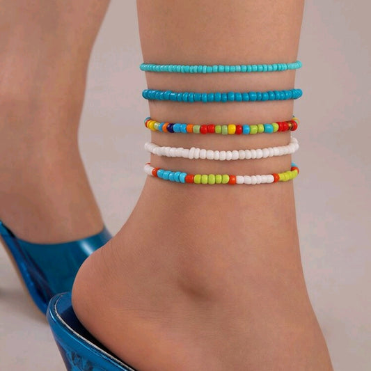 Colorful Anklet Set