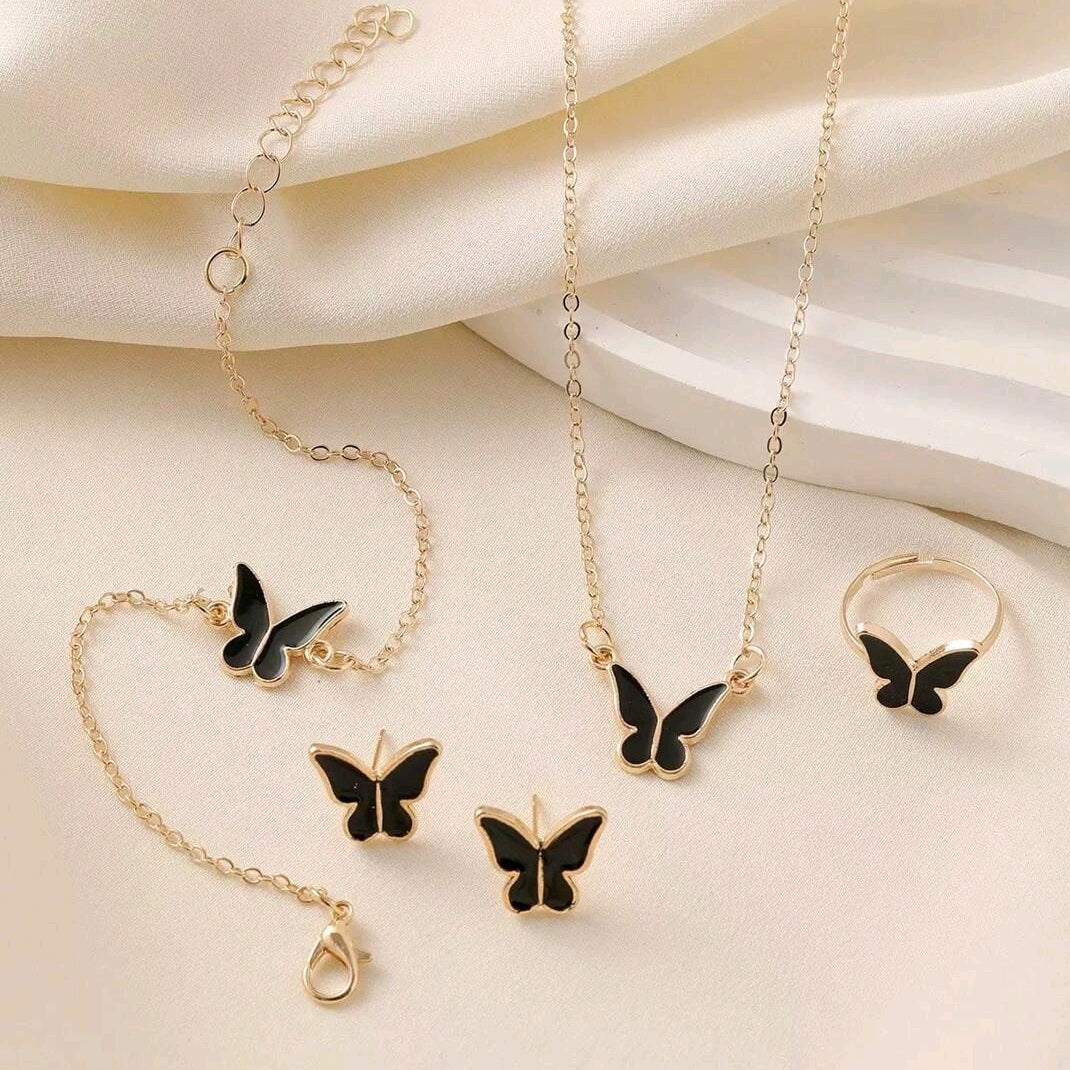 Butterfly Jewelry Set