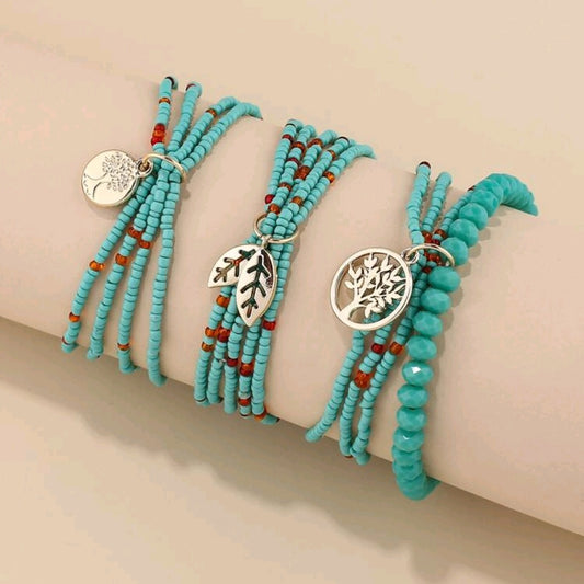 Leaf Charm Bracelet