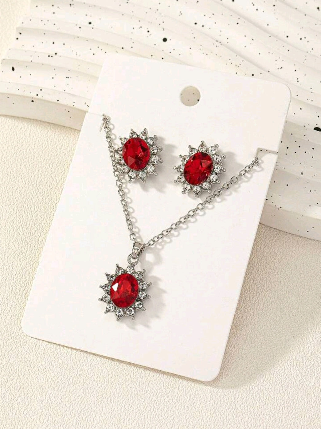 Rhinestone Jewelry Set
