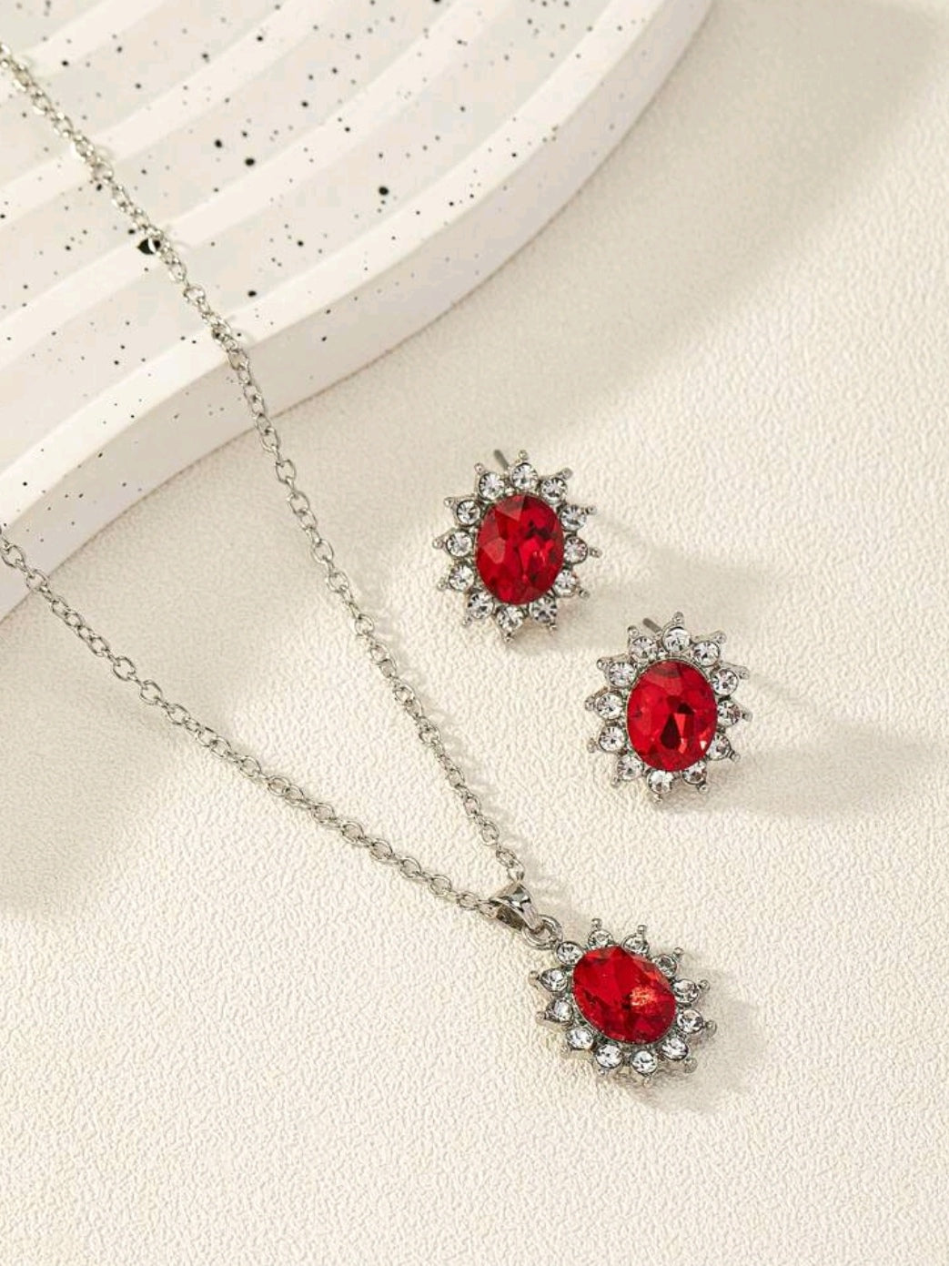 Rhinestone Jewelry Set