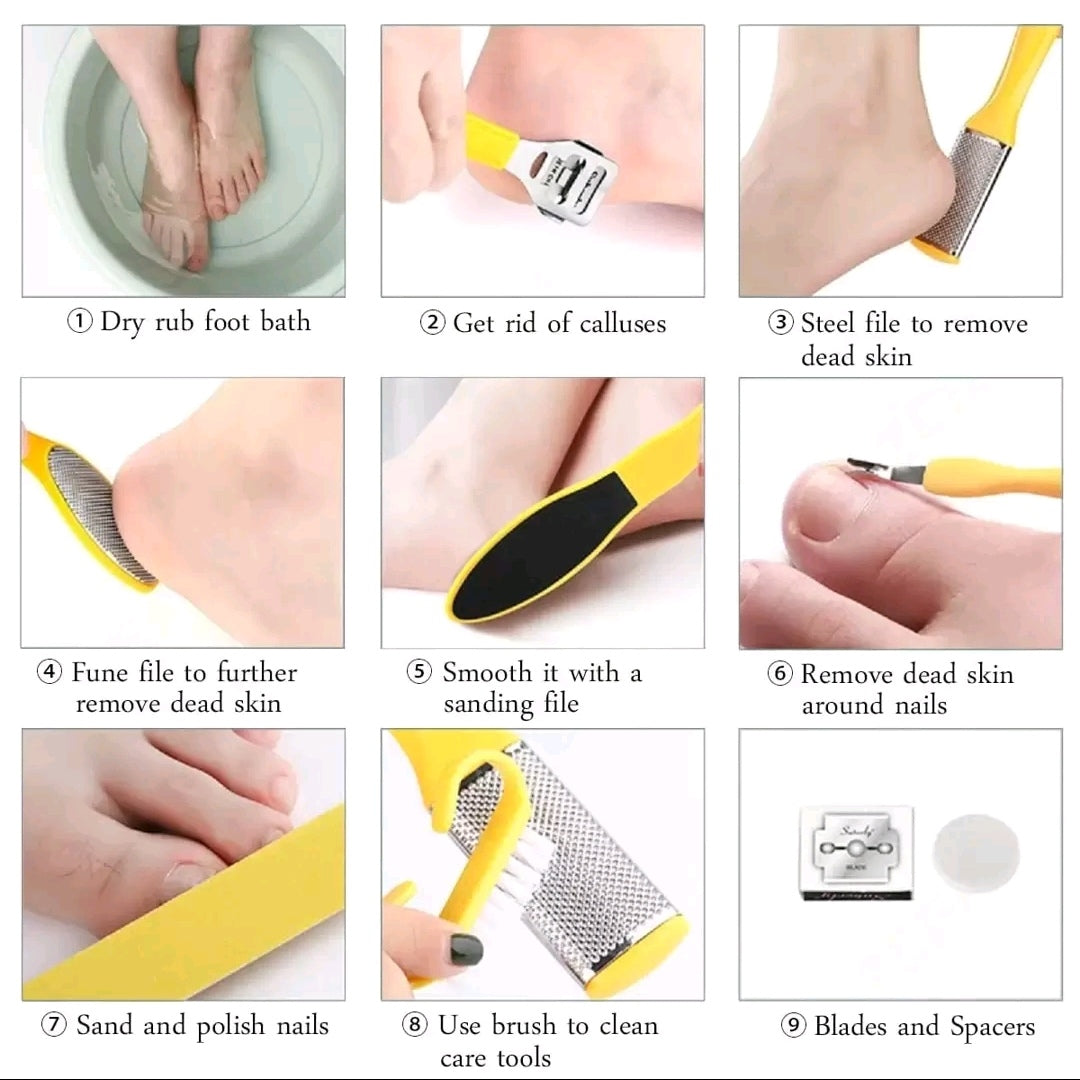 10pcs Foot Care Tool Set